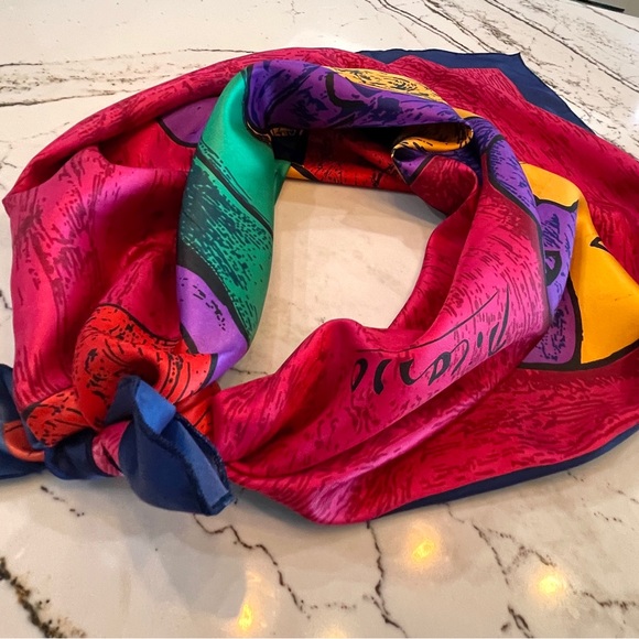 EUC PALOMA PICASSO Vintage Scarf - Picture 5 of 14